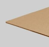 MAKTSAM 10 Stück 42 cm MDF-Platte, dunkelbraune MDF-Platte, Pflanzenfaser-MDF-Platte zum Malen von Aquarell, Handwerk und Möbelrenovierung von MAKTSAM