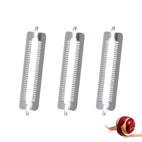 3 Stück Sparschäler Tupper,Schäler für Tupperware Ersatzteile,Edelstahl Sparschäler Ersatzklingen,Ersatzklinge für Kartoffelschäler,Gemüseschäler,Turbo Schälmesser,Orangenschäler,Vegetable Peeler 3 Stück Sparschäler Tupper,Schäler für Tupperware Ersatzteile,Edelstahl Sparschäler Ersatzklingen,Ersatzklinge für Kartoffelschäler,Gemüseschäler,Turbo Schälmesser,Orangenschäler,Vegetable Peeler von MALOUSUN