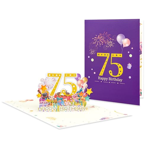 Einzigartige Pyrotechnik-Feierkarte, stilvolle Pyrotechnik-Popup-Papier-Geburtstagskarte für Freunde und Familie, Popup-Karte Einzigartige Pyrotechnik-Feierkarte, stilvolle Pyrotechnik-Popup-Papier-Geburtstagskarte für Freunde und Familie, Popup-Karte von MALSSE