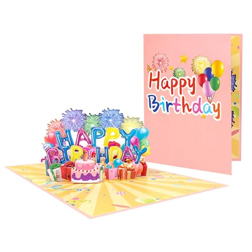 Faltbare Kuchengrußkarte Popup Karten für Geburtstag Gruß Überraschung Karte Freude an Geburtstagen für Frau Mama Popup Karten Faltbare Kuchengrußkarte Popup Karten für Geburtstag Gruß Überraschung Karte Freude an Geburtstagen für Frau Mama Popup Karten von MALSSE