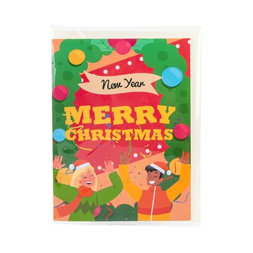 Faltbare Weihnachtsbaum-Grußkarte mit Umschlag, stilvolle handgefertigte Feste, Überraschungskarte für Familie und Freunde, Büro, Party, Weihnachtskarten Faltbare Weihnachtsbaum-Grußkarte mit Umschlag, stilvolle handgefertigte Feste, Überraschungskarte für Familie und Freunde, Büro, Party, Weihnachtskarten von MALSSE