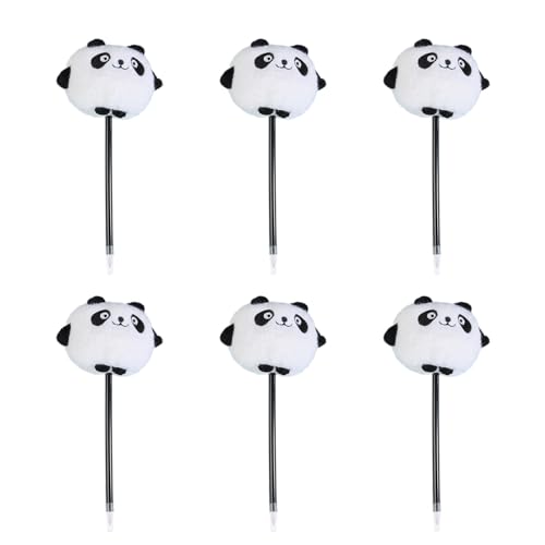 MALSSE 6 x Panda-Kugelschreiber, Plüsch-Panda-Schreibstift, Weihnachtsstrumpffüller für Kinder, Jungen, Mädchen, Weihnachten, Partygeschenk MALSSE 6 x Panda-Kugelschreiber, Plüsch-Panda-Schreibstift, Weihnachtsstrumpffüller für Kinder, Jungen, Mädchen, Weihnachten, Partygeschenk von MALSSE