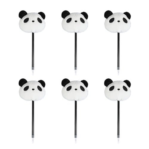 MALSSE 6 x Panda-Kugelschreiber, Plüsch-Panda-Schreibstift, Weihnachtsstrumpffüller für Kinder, Jungen, Mädchen, Weihnachten, Partygeschenk MALSSE 6 x Panda-Kugelschreiber, Plüsch-Panda-Schreibstift, Weihnachtsstrumpffüller für Kinder, Jungen, Mädchen, Weihnachten, Partygeschenk von MALSSE