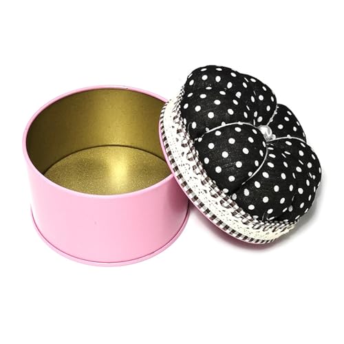 MALSSE Blumen-Nadelkissen mit Metall-Aufbewahrungsbox, Nähnadel-Halter für Nähgarn, Quiltnadel und Bastelzubehör MALSSE Blumen-Nadelkissen mit Metall-Aufbewahrungsbox, Nähnadel-Halter für Nähgarn, Quiltnadel und Bastelzubehör von MALSSE