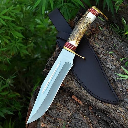 Bowie Messer Mittelalter Hunting Bowie Knife Wiht Hirsch Horn. MAQ1811 von MAQSON