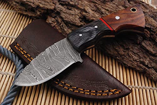 Damast Messer Damaszener Stahl Jagd Knife Damascus Hunting Bowie 6126EA von MAQSON