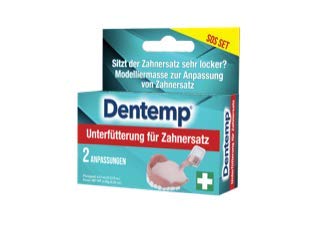 Dentemp – Unterfütterung für Zahnersatz | Modelliermasse zur Anpassung von Zahnersatz | Zahnersatz provisorischer Zähne | Zahn Reparatur Set von MARA EXPERT