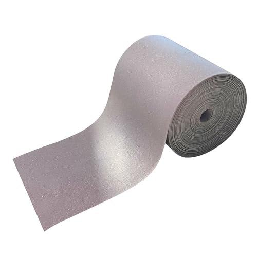 MARARDI Reflektierendes Klebeband zum Nähen - Reflektorband [10 Meter x 50 mm] [Grau] 100% Polyester - Reflektor Tape Hohe Sichtbarkeit - Reflexionsvermögen ≥380 von MARARDI