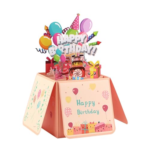 Einzigartige Geburtstagsboxen, Grußkarte, kreative 3D-Geburtstagskarte, Umschlagboxen, Geburtstagskarte für Sammler und Geschenke von MARCBUSE