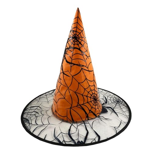 MARCBUSE Filigraner Hut für Partys, Rollenspiele, Halloween, individuelle Zaubererhut, Dekoration, wunderschöner großer Hexenhut, 5 Stück von MARCBUSE