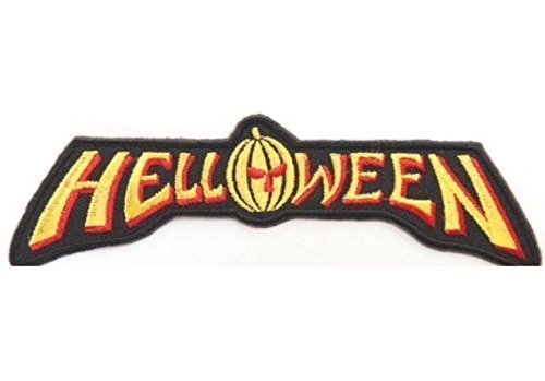 MAREL Patch Helloween Logo Aufnäher Aufbügler Stickerei 12 x 3,7 cm Nachbildung 1400 von FOXCUP