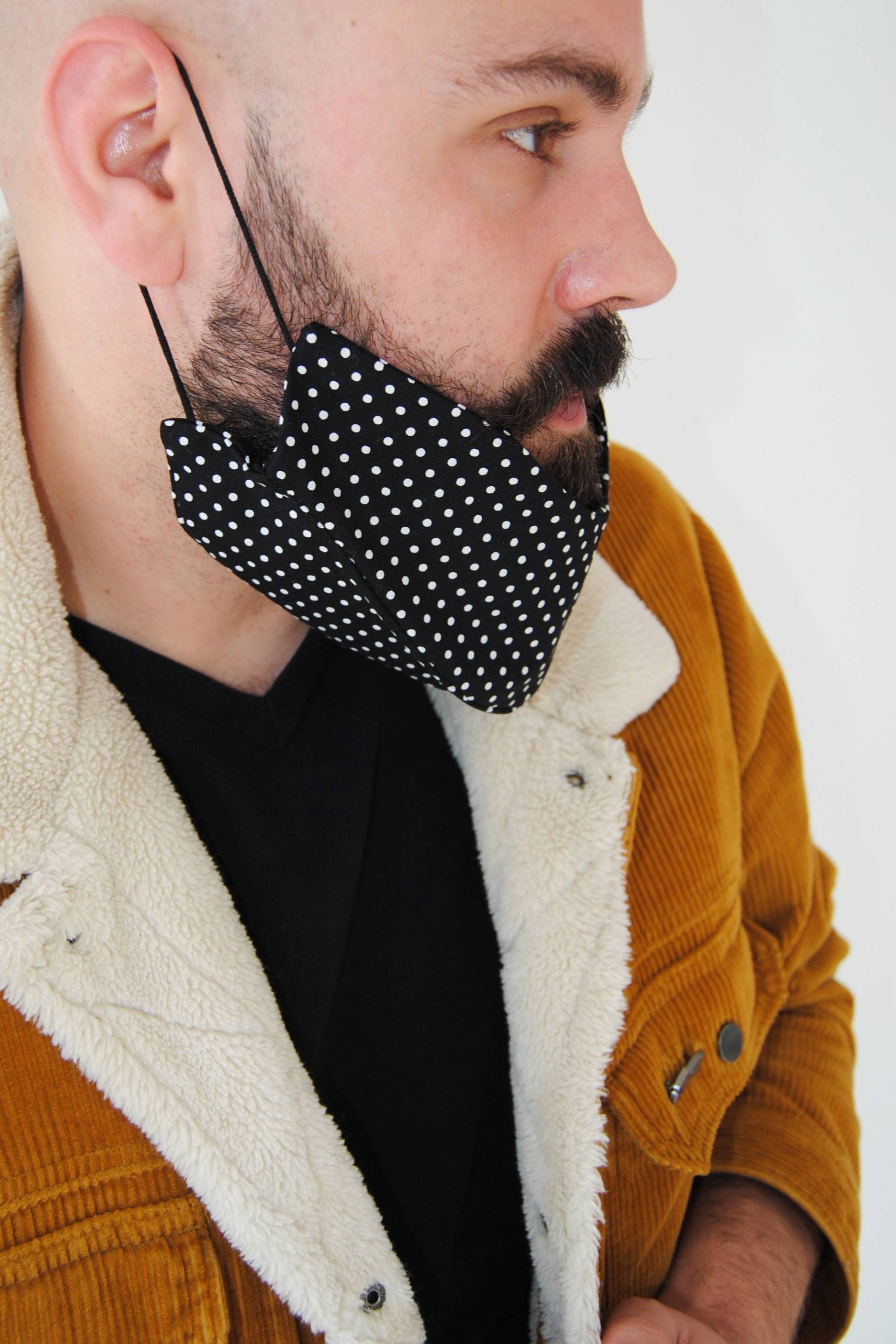 Dots Print Beard Cover/Bart Frei Von Gerüchen Und Ausfall Gesichtshaaren von MARIAEMILIAS