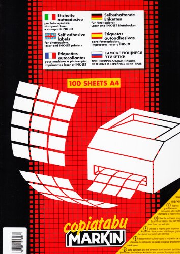 Markin – 210 °C520 Etiketten, weiß von MarkIn