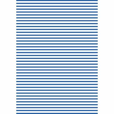 Fotokarton Streifen weiß-blau 50x70cm 300g/m² von Marpa Jansen