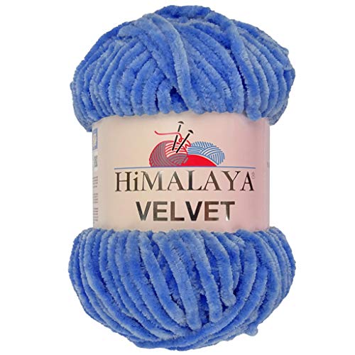 Marriner Himalaya Velvet Super Chunky Garn mit 100% Polyester, 14/16-lagig, zum Stricken und Häkeln, vegan und hypoallergen (Madonna 100 g Einzelknäuel) von MARRINER