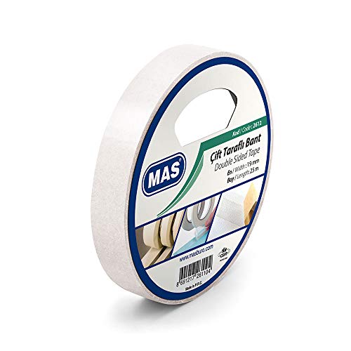 Doppelseitiges Klebeband 19mmx25m Transparent von MAS®