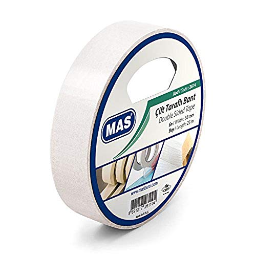 Doppelseitiges Klebeband 38mmx25m Transparent von MAS®