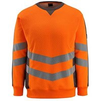 MASCOT® unisex Warnschutz-Langarmshirt Wigton  orange, dunkelanthrazit Größe 3XL von MASCOT®