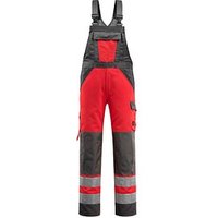 MASCOT® unisex Warnschutz-Latzhose Gosford rot, dunkelanthrazit Größe 48 von MASCOT®