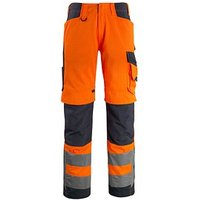 MASCOT® unisex Warnschutzhose Kendal  orange, schwarzblau Größe 48 von MASCOT®