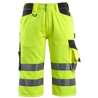 MASCOT® unisex Warnschutzhose kurz Luton  gelb, schwarzblau Größe 56 von MASCOT®