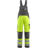 MASCOT® unisex Warnschutz-Latzhose Newcastle gelb, dunkelanthrazit Größe 26 von MASCOT®