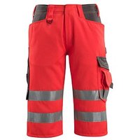 MASCOT® unisex Warnschutzhose kurz Luton  rot, dunkelanthrazit Größe 50 von MASCOT®