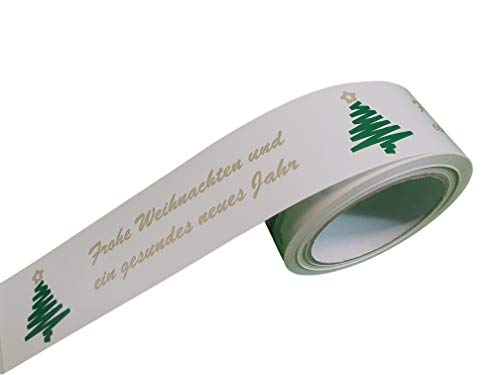 MASHPAPER Weihnachten Klebeband Packband Frohe Weihnachten Weihnachtsklebeband… von MASHPAPER