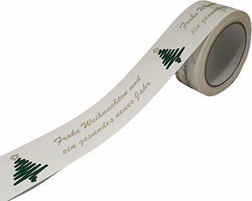 MASHPAPER Weihnachten Klebeband Packband Frohe Weihnachten Weihnachtsklebeband… von MASHPAPER