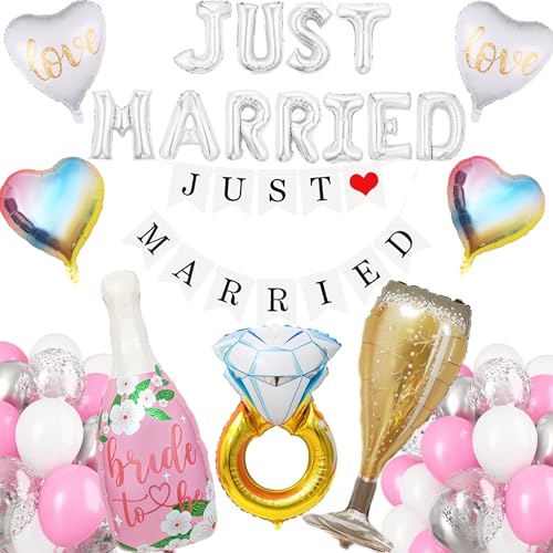 Just Married Silber von MASONPRINCE