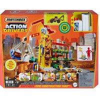 Mattel GAMES Action Drivers Matchbox Baustelle HPD63 Zubehörset für Spielzeugautos von MATTEL GAMES