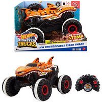 Mattel GAMES Hot Wheels Monster Trucks Tiger Shark Ferngesteuertes Auto orange von MATTEL GAMES