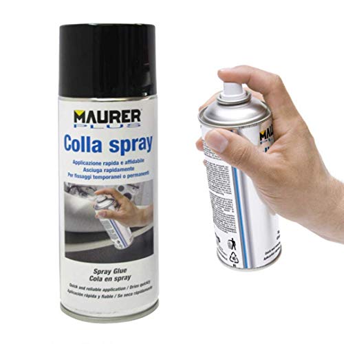 Sprühkleber ablösbar/permanent MAURER - für Fototo-Stoff - 400 ml von MAURER