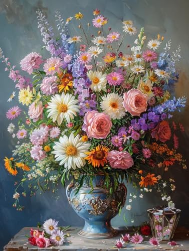 Blume Malen Nach Zahlen, Pflanzen Malen Nach Zahlen Erwachsene, DIY Handgemalt Ölgemälde Kit mit Pinseln und Acrylfarbe, Paint by Numbers Bastelset Erwachsene, Geschenke für Frauen 100x135 cm P-1457 Blume Malen Nach Zahlen, Pflanzen Malen Nach Zahlen Erwachsene, DIY Handgemalt Ölgemälde Kit mit Pinseln und Acrylfarbe, Paint by Numbers Bastelset Erwachsene, Geschenke für Frauen 100x135 cm P-1457 von MAYINGOU