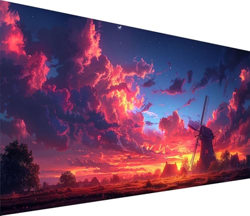 Diamond Painting XXL 30x60cm, Diamond Painting Erwachsene Sonnenuntergang, DIY Basteln Erwachsene Wolke, Full Diamant Kunst Malerei Stickerei Set, Deko Wohnzimmer und Wanddeko Geschenke I-7333 Diamond Painting XXL 30x60cm, Diamond Painting Erwachsene Sonnenuntergang, DIY Basteln Erwachsene Wolke, Full Diamant Kunst Malerei Stickerei Set, Deko Wohnzimmer und Wanddeko Geschenke I-7333 von MAYINGOU