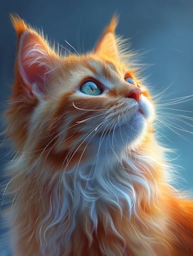 Katze Malen Nach Zahlen, Tier Malen Nach Zahlen Erwachsene, DIY Handgemalt Ölgemälde Kit mit Pinseln und Acrylfarbe, Paint by Numbers Bastelset Erwachsene, Geschenke für Frauen 40x50 cm 2-6744 Katze Malen Nach Zahlen, Tier Malen Nach Zahlen Erwachsene, DIY Handgemalt Ölgemälde Kit mit Pinseln und Acrylfarbe, Paint by Numbers Bastelset Erwachsene, Geschenke für Frauen 40x50 cm 2-6744 von MAYINGOU