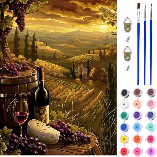Landschaft Malen Nach Zahlen Erwachsene, Obst Malen Nach Zahlen, DIY Handgemalt Ölgemälde Kit mit Pinseln Acrylfarbe, Paint by Numbers Adult Bastelset Erwachsene, Geschenke für Frauen 70x95 cm J-9023 Landschaft Malen Nach Zahlen Erwachsene, Obst Malen Nach Zahlen, DIY Handgemalt Ölgemälde Kit mit Pinseln Acrylfarbe, Paint by Numbers Adult Bastelset Erwachsene, Geschenke für Frauen 70x95 cm J-9023 von MAYINGOU