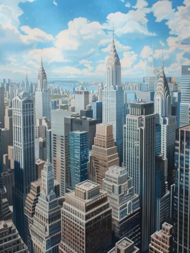 Stadt Malen Nach Zahlen Erwachsene, Architektur Malen Nach Zahlen, DIY Handgemalt Ölgemälde Kit mit Pinseln Acrylfarbe, Paint by Numbers Adult Bastelset Erwachsene, Geschenke 100x135 cm 2-6220 Stadt Malen Nach Zahlen Erwachsene, Architektur Malen Nach Zahlen, DIY Handgemalt Ölgemälde Kit mit Pinseln Acrylfarbe, Paint by Numbers Adult Bastelset Erwachsene, Geschenke 100x135 cm 2-6220 von MAYINGOU