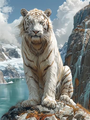 Tier Malen Nach Zahlen Erwachsene, Tiger Malen Nach Zahlen, DIY Handgemalt Ölgemälde Kit mit Pinseln Acrylfarbe, Paint by Numbers Adult Bastelset Erwachsene, Geschenke für Frauen 80x110 cm 6-3207 Tier Malen Nach Zahlen Erwachsene, Tiger Malen Nach Zahlen, DIY Handgemalt Ölgemälde Kit mit Pinseln Acrylfarbe, Paint by Numbers Adult Bastelset Erwachsene, Geschenke für Frauen 80x110 cm 6-3207 von MAYINGOU