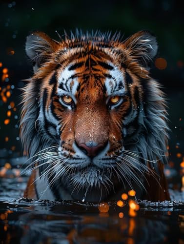 Tiger Malen Nach Zahlen, Tier Malen Nach Zahlen Erwachsene, DIY Handgemalt Ölgemälde Kit mit Pinseln und Acrylfarbe, Paint by Numbers Bastelset Erwachsene, Geschenke für Frauen 30x40 cm 4-7051 Tiger Malen Nach Zahlen, Tier Malen Nach Zahlen Erwachsene, DIY Handgemalt Ölgemälde Kit mit Pinseln und Acrylfarbe, Paint by Numbers Bastelset Erwachsene, Geschenke für Frauen 30x40 cm 4-7051 von MAYINGOU