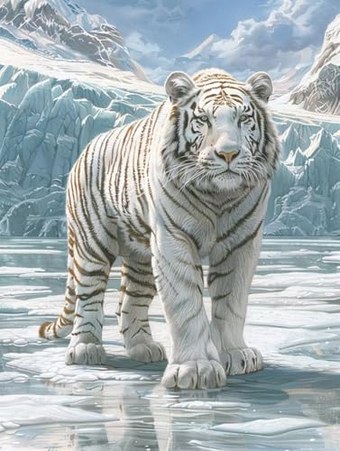 Tiger Malen Nach Zahlen Erwachsene, Tier Malen Nach Zahlen, DIY Handgemalt Ölgemälde Kit mit Pinseln Acrylfarbe, Paint by Numbers Adult Bastelset Erwachsene, Geschenke für Frauen 80x110 cm 4-4993 Tiger Malen Nach Zahlen Erwachsene, Tier Malen Nach Zahlen, DIY Handgemalt Ölgemälde Kit mit Pinseln Acrylfarbe, Paint by Numbers Adult Bastelset Erwachsene, Geschenke für Frauen 80x110 cm 4-4993 von MAYINGOU