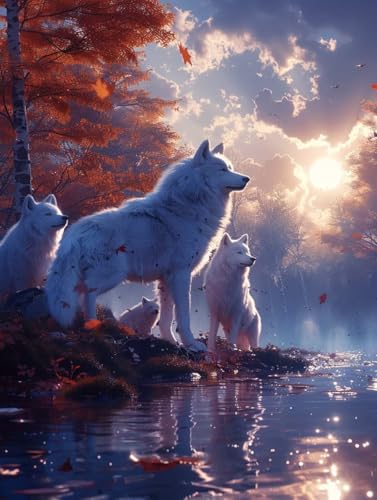 Wolf Malen Nach Zahlen Erwachsene, Tier Malen Nach Zahlen, DIY Handgemalt Ölgemälde Kit mit Pinseln Acrylfarbe, Paint by Numbers Adult Bastelset Erwachsene, Geschenke für Frauen 80x110 cm 0-9691 Wolf Malen Nach Zahlen Erwachsene, Tier Malen Nach Zahlen, DIY Handgemalt Ölgemälde Kit mit Pinseln Acrylfarbe, Paint by Numbers Adult Bastelset Erwachsene, Geschenke für Frauen 80x110 cm 0-9691 von MAYINGOU