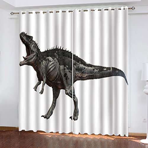 MAYNUO Thermovorhang Fensterdekoration 3D Vintage Dinosaurier Tiere Gardinen Druck Verdunkelung Vorhänge Für Kinderzimmer Wohnzimmer Fenster Thermovorhang 264x214Cm 2 Stück Ösenvorhang Blickdicht MAYNUO Thermovorhang Fensterdekoration 3D Vintage Dinosaurier Tiere Gardinen Druck Verdunkelung Vorhänge Für Kinderzimmer Wohnzimmer Fenster Thermovorhang 264x214Cm 2 Stück Ösenvorhang Blickdicht von MAYNUO