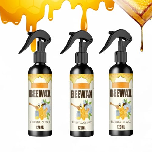 Natürliches Mikromolekularisiertes Bienenwachsspray, Ouhoe Bienenwachs-Möbelpolitur Und -Reiniger, Bienenwachsspray Für Böden Und Möbel, Bienenwachsspray-Reiniger (3) von MAYYOONA