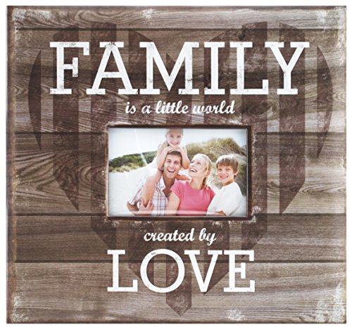 MCS MBI 860080 Scrapbook-Album "Family is a little world created by love", 30,5 x 33,5 cm, mit Fotoöffnung, Braun von MCS