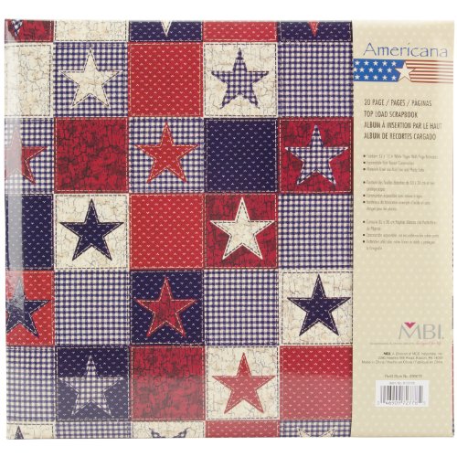 Scrapbook-Album American Stars, gebunden, 30,48 cm x 30,48 cm von MBI