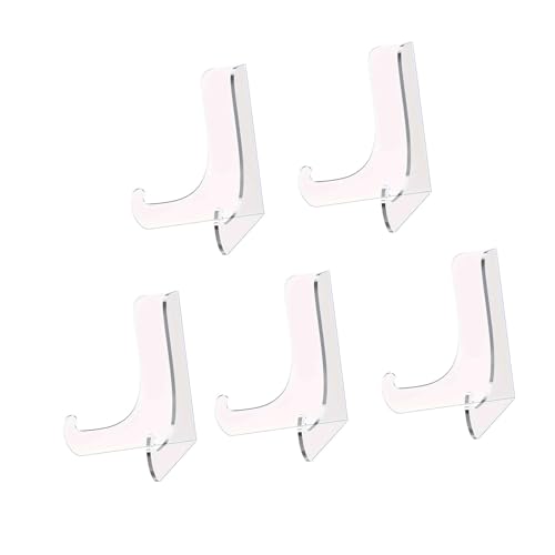 MCAOAL 5pcs Acryl Staffelei Displayständer Zum Halten Von Bildrahmenzeitschriften Postkarten Und Dekorationsplatten Halterdekoration von MCAOAL