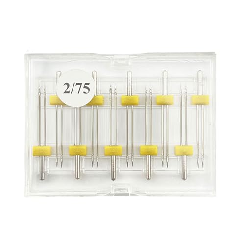 Set Von 10 Nähmaschinennadel Stretch Twin Nadel Für Haushaltsnähmaschinen Twin Nadel Für Stoffprojekt von MCAOAL