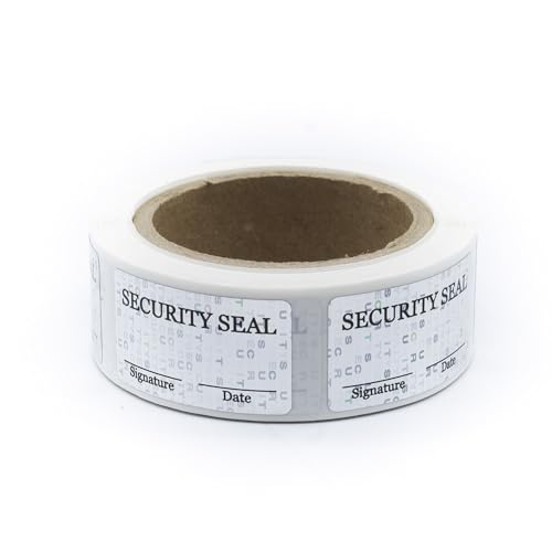 MD Labels Sicherheitssiegel, Etiketten Flexsecure VOID 18x30mm 250 STK mit Aufdruck: security Seal, Datum, Unterschrift Qualitätssiegel Garantiesiegel Sicherheitsetiketten von MD Labels