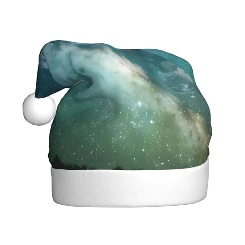 MDATT Sternenhimmel, tiefer Weltraum, Weihnachtsmütze, Weihnachtsmütze, lustige Hüte für Erwachsene, Party-Kostüm-Zubehör von MDATT
